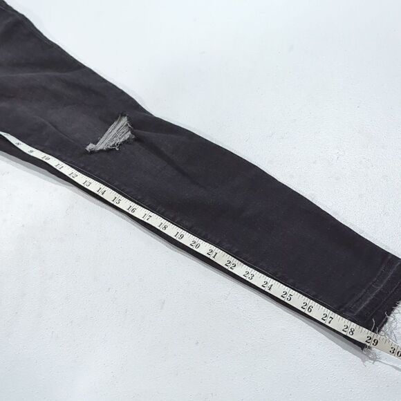 Abercrombie & Fitch Simone High Rise Super Skinny 4/27 Black Wash - Picture 10 of 10